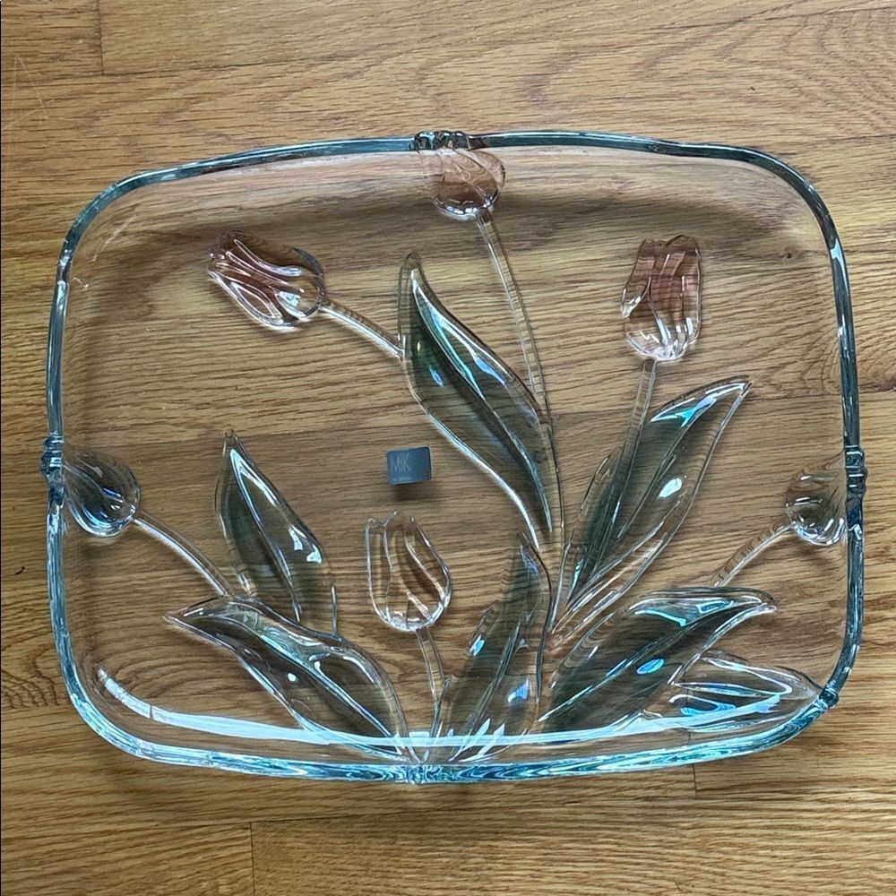 Mikasa Tivoli Tulip Glass Serving Platter!
